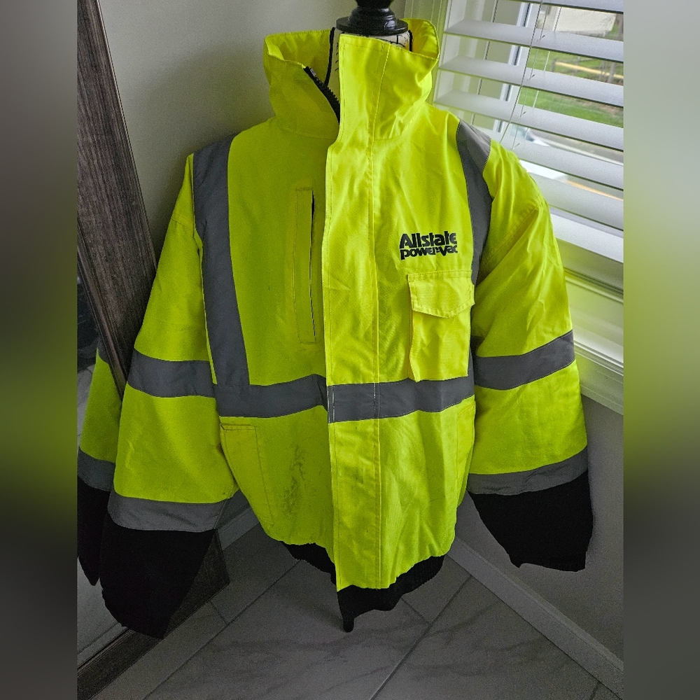 Mens High-Visibility Jacket Ml Kishigo -neon Yellow